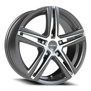 Vision 640 16x7 5x100 +38 Gunmetal