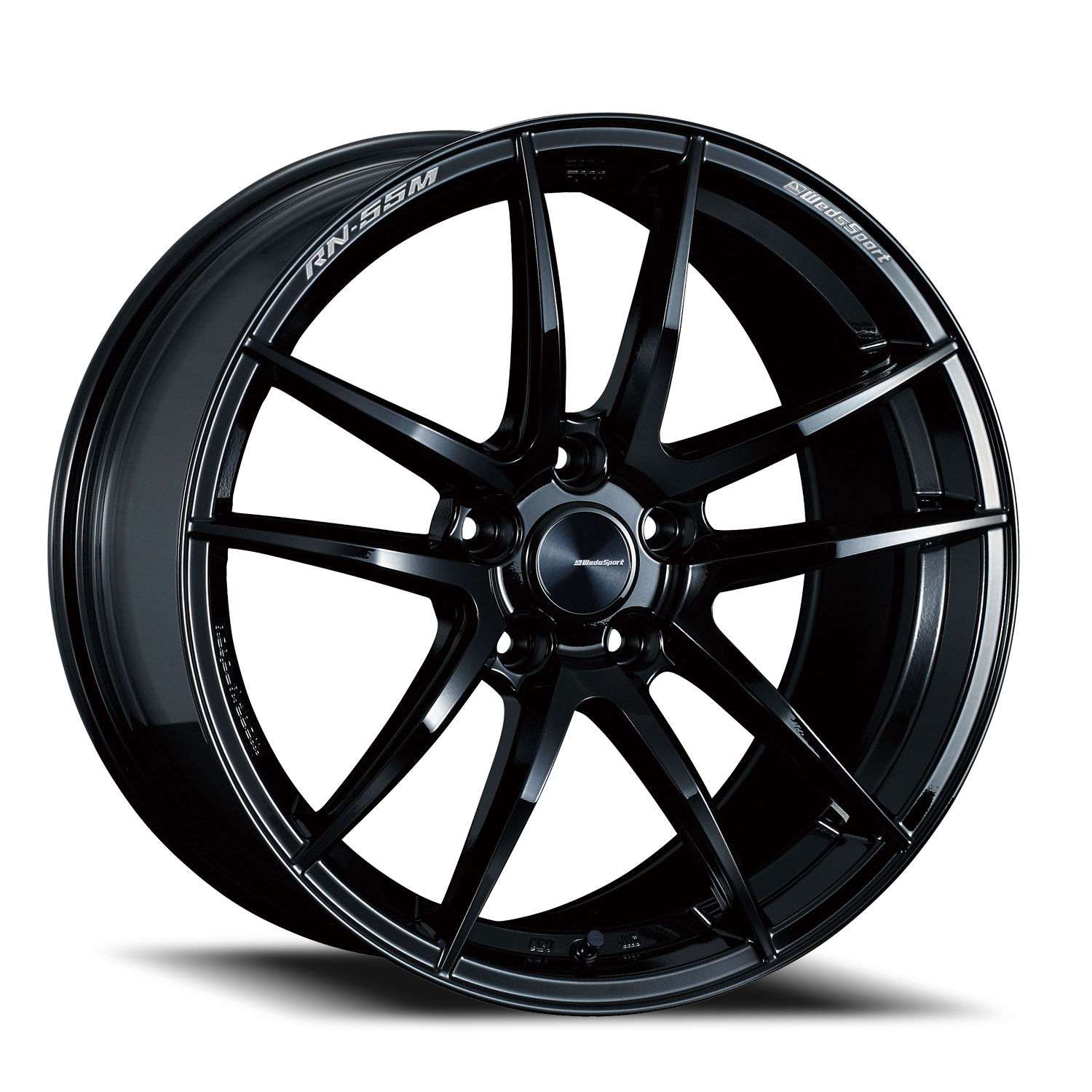 WedsSport RN-55M 19x9.5 5x114.3 +38 Black