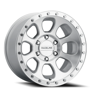 Raceline Bolt 17x9 6x135 -12 Silver