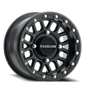 Raceline Podium Beadlock UTV 14x7 4x156 +10 Black