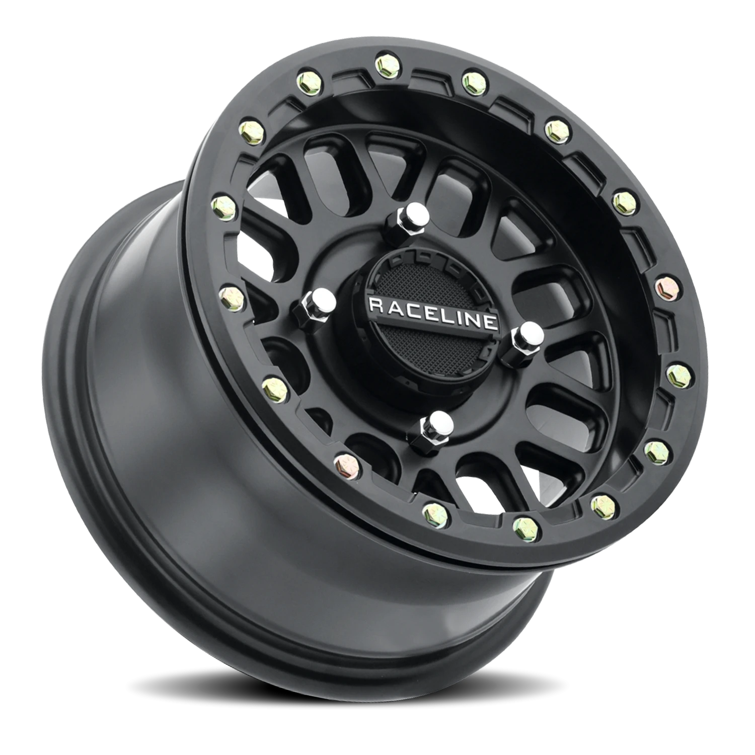 Raceline Podium Beadlock UTV 14x7 4x156 +10 Black - Image 2