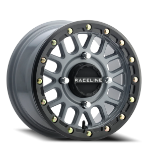 Raceline Podium Beadlock UTV 14x7 4x156 +10 Stealth Grey