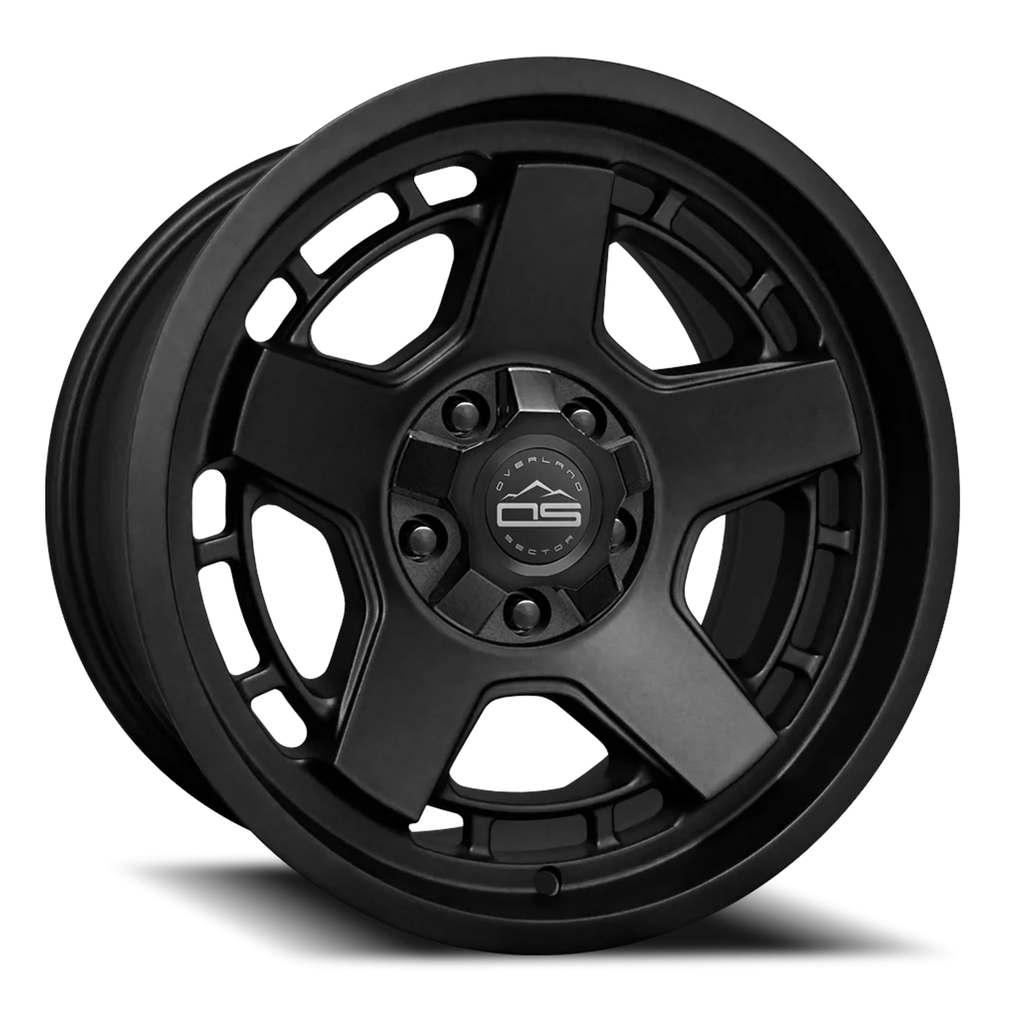 Overland Sector Atlas 17x9 5x114.3/5x127 -12 Black