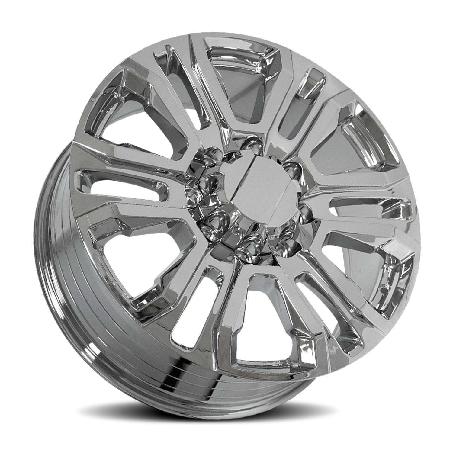 OE Wheels CV70B 22x8.5 8x180 +47 Chrome - Image 2