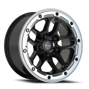 Defiant DF01 17x8 5x127 +12 Black