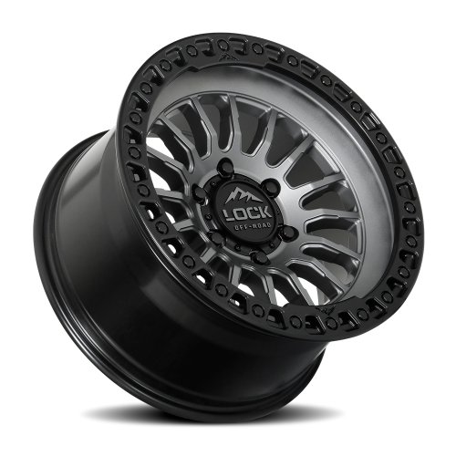 Lock Offroad Grit 17x8.5 6x139.7 +25 Grey - Image 2