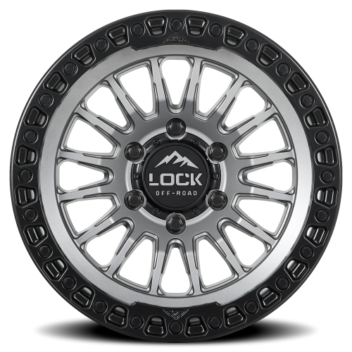 Lock Offroad Grit 17x8.5 6x139.7 +25 Grey - Image 3