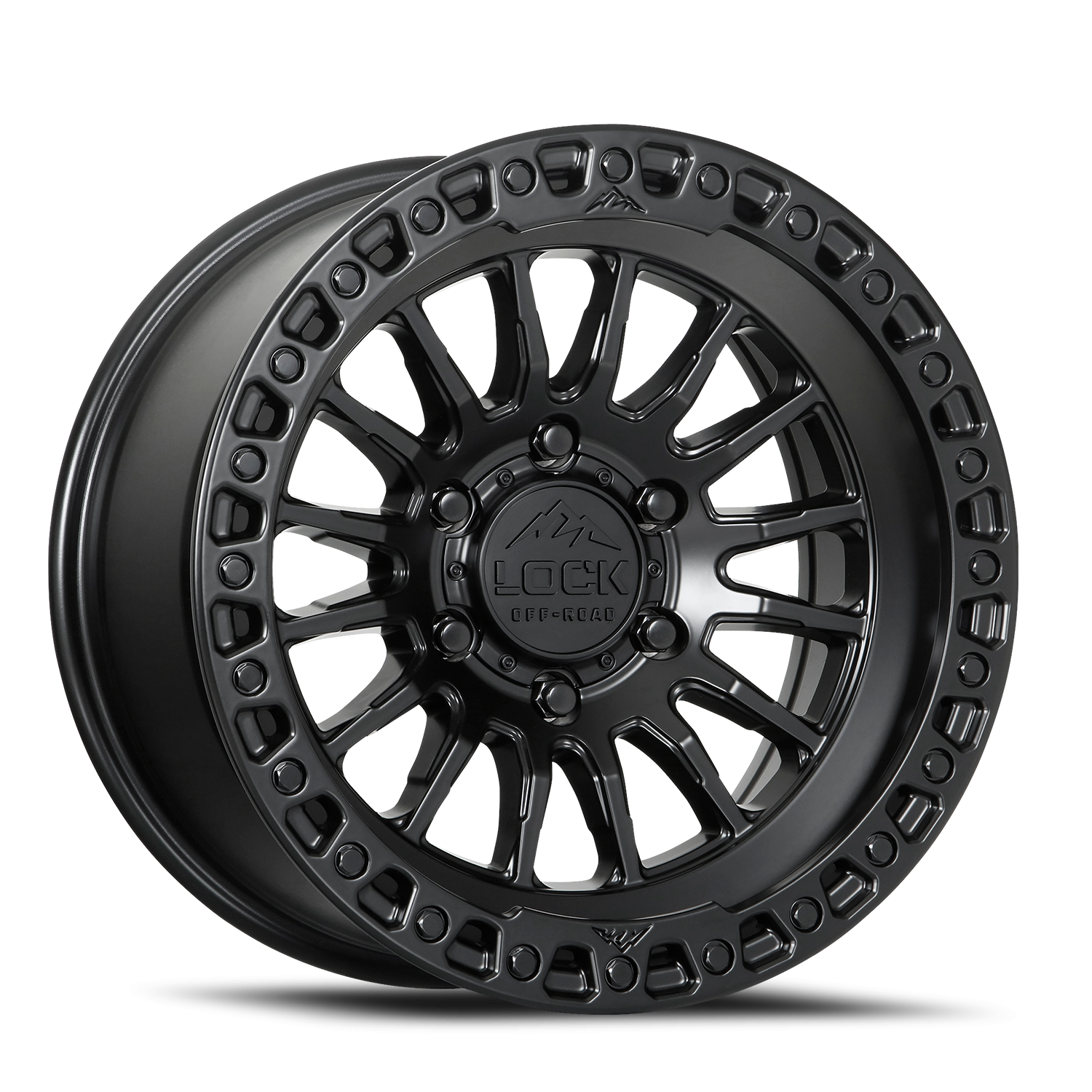 Lock Offroad Grit 17x9 5x127 -12 Black