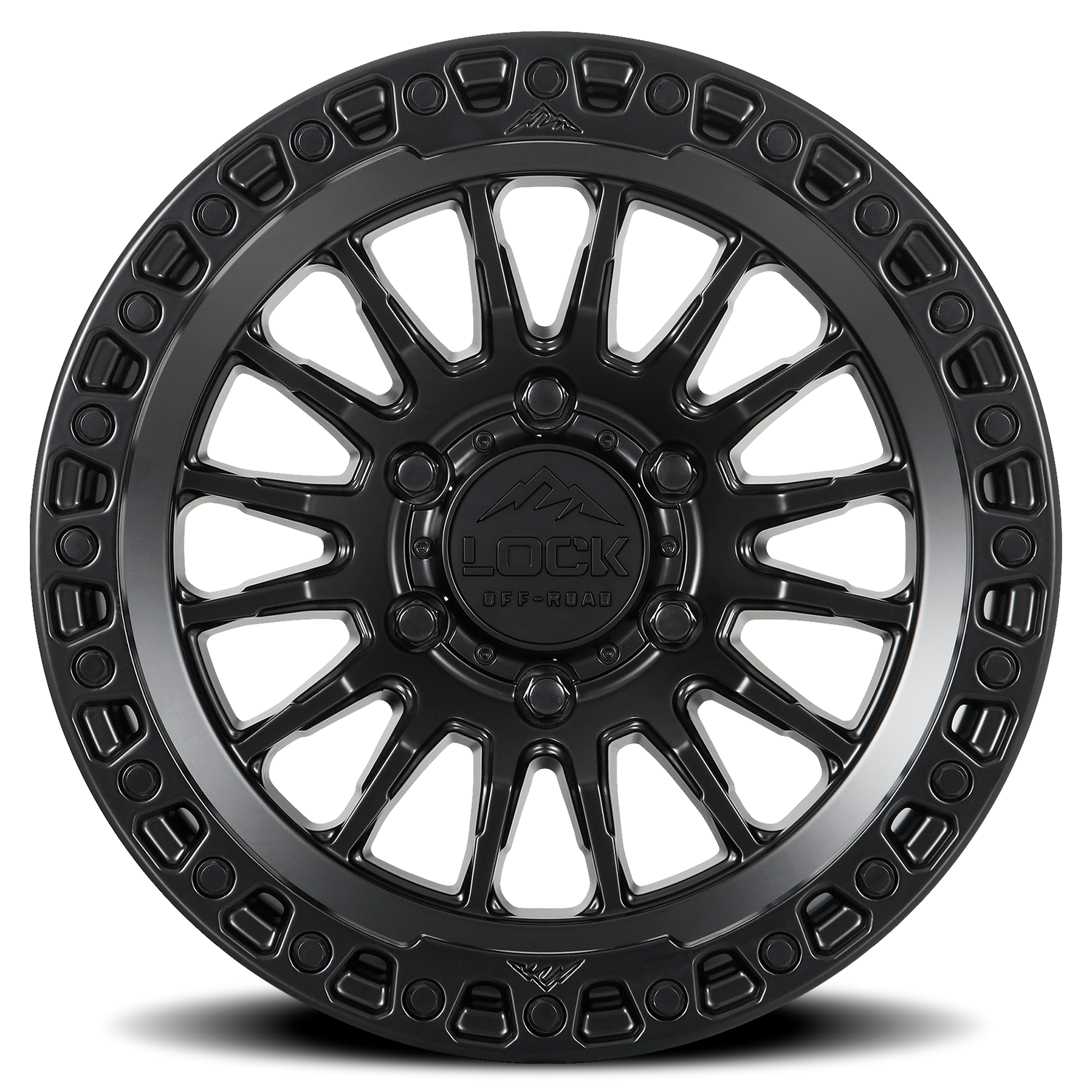 Lock Offroad Grit 17x9 5x127 -12 Black - Image 3
