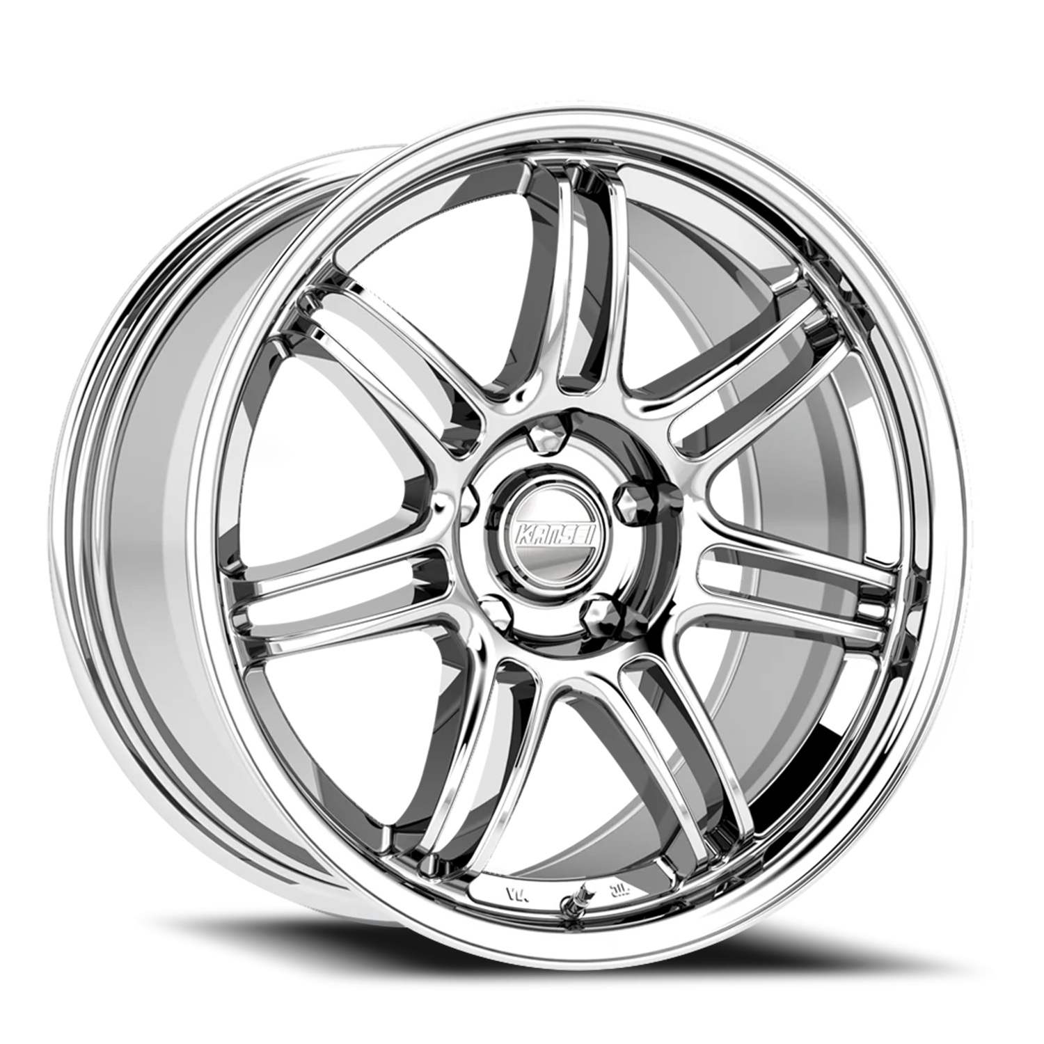 Kansei Seven 18x10.5 5x120 +12 Chrome