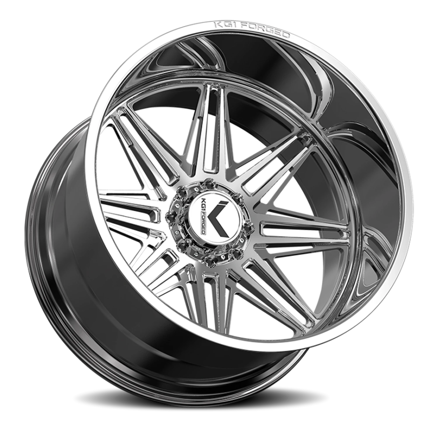 KG1 Forged Eclipse KC062 22x12 8x165.1 -44 Polished - Image 2