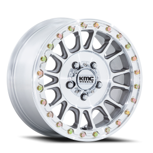 KMC Impact UTV Beadlock 15x8 4x136 0 Silver