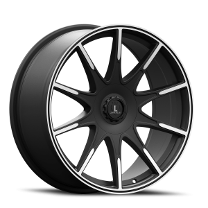 Luxxx Alloys 51 22x9 5x115 +13 Black
