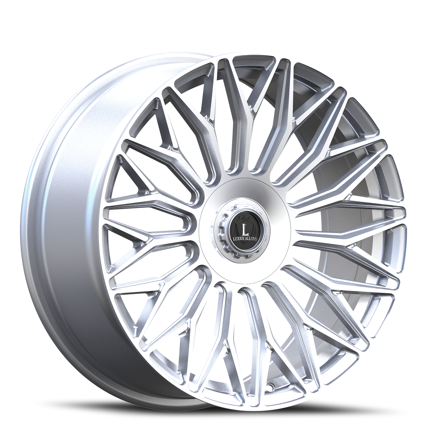 Luxxx Alloys 53 24x10 6x135 +35 Silver