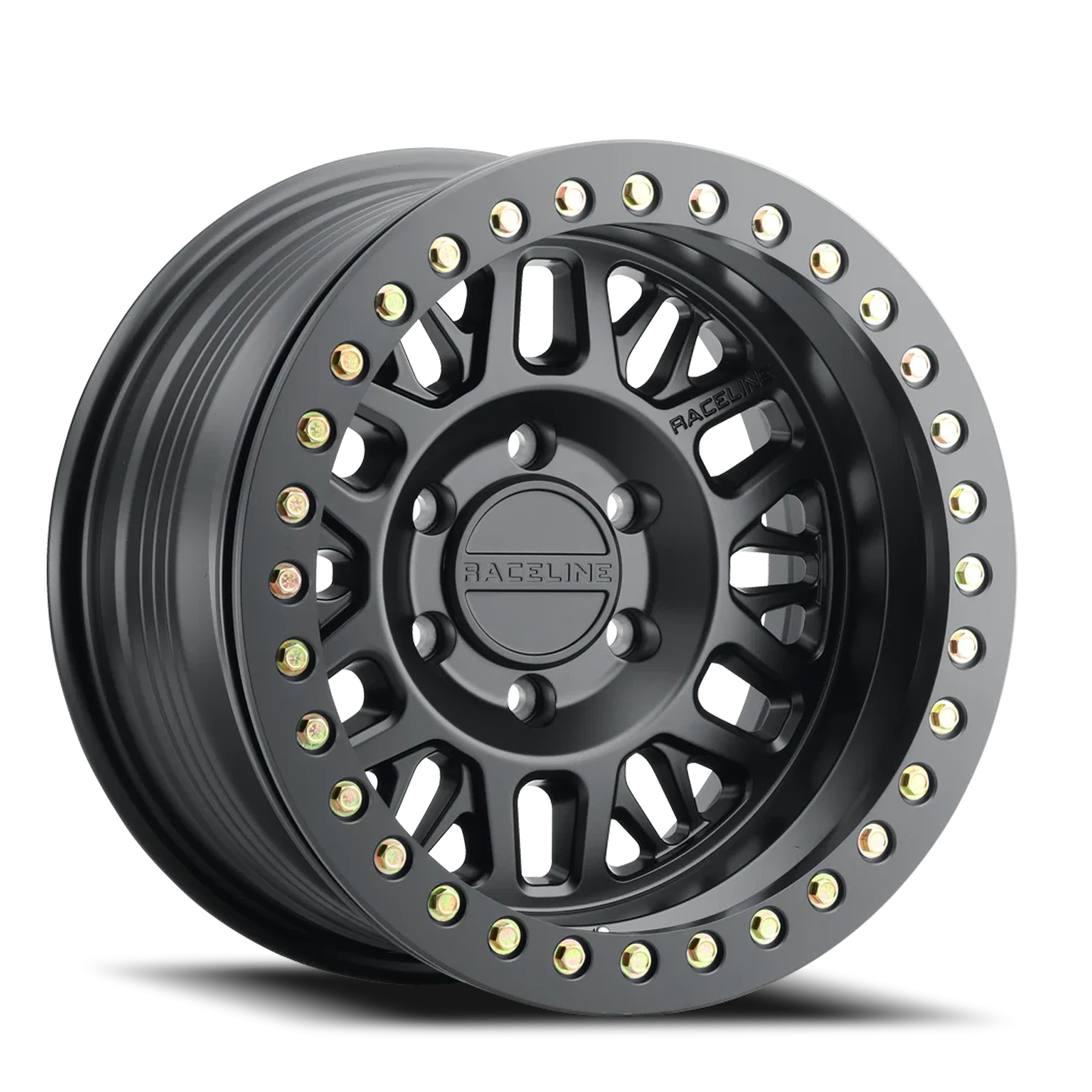 Raceline Ryno Cast Beadlock 17x9 8x170 -38 Black
