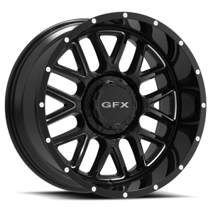G-FX TM5 18x9 6x135 +12 Black