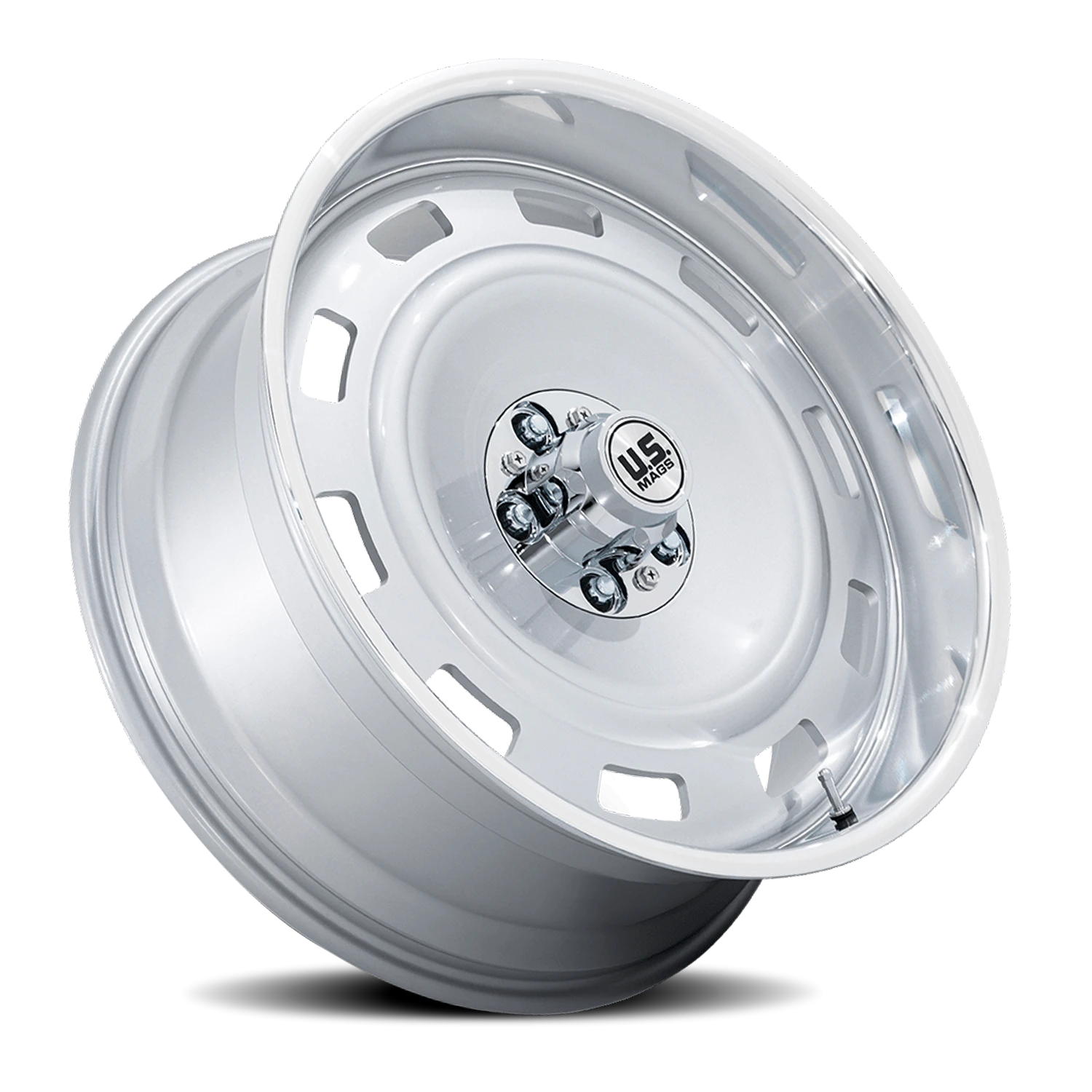 US Mags Scottsdale 20x8.5 6x139.7 +1 Silver - Image 2