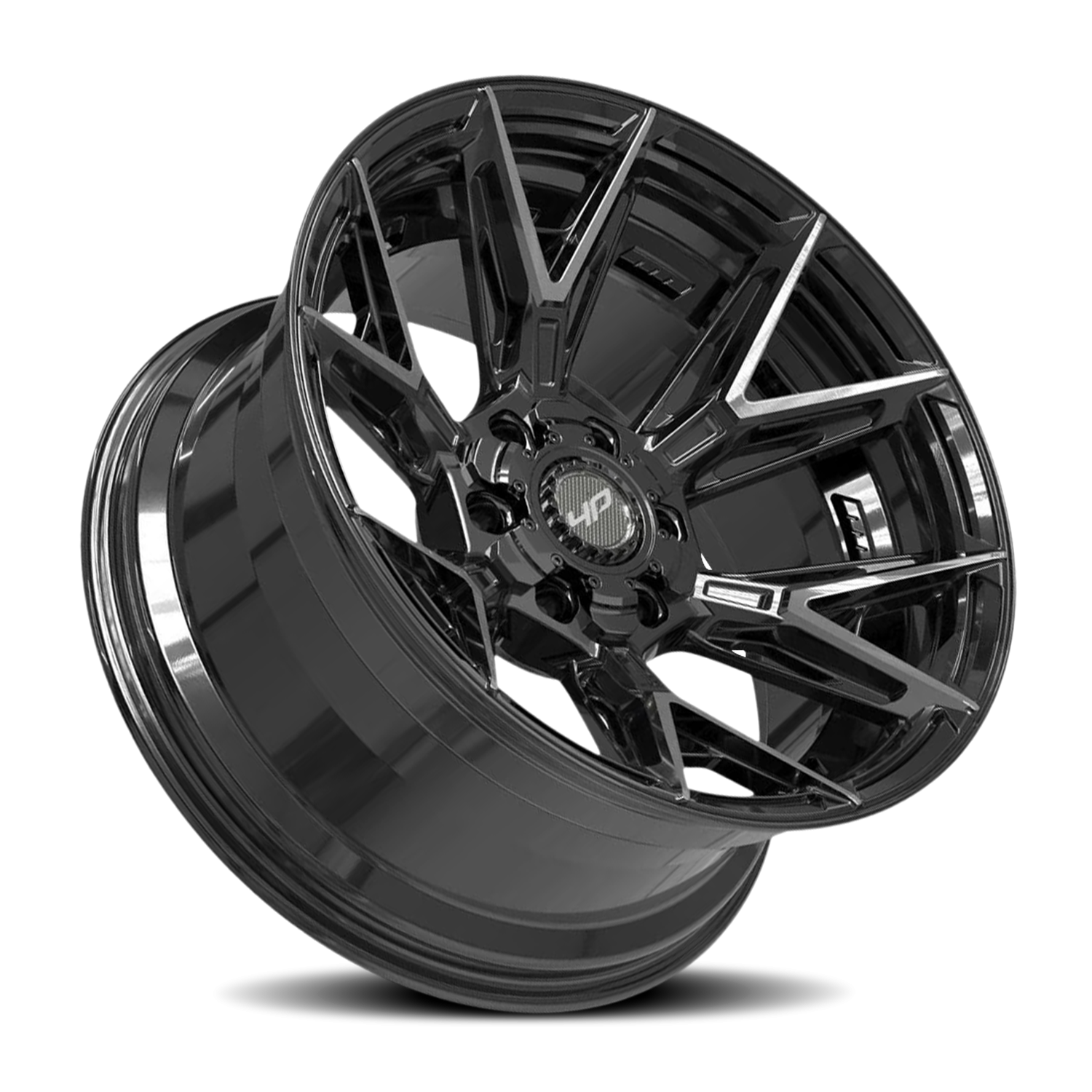 4PLAY 4P40 22x10 6x135 -18 Black - Image 2