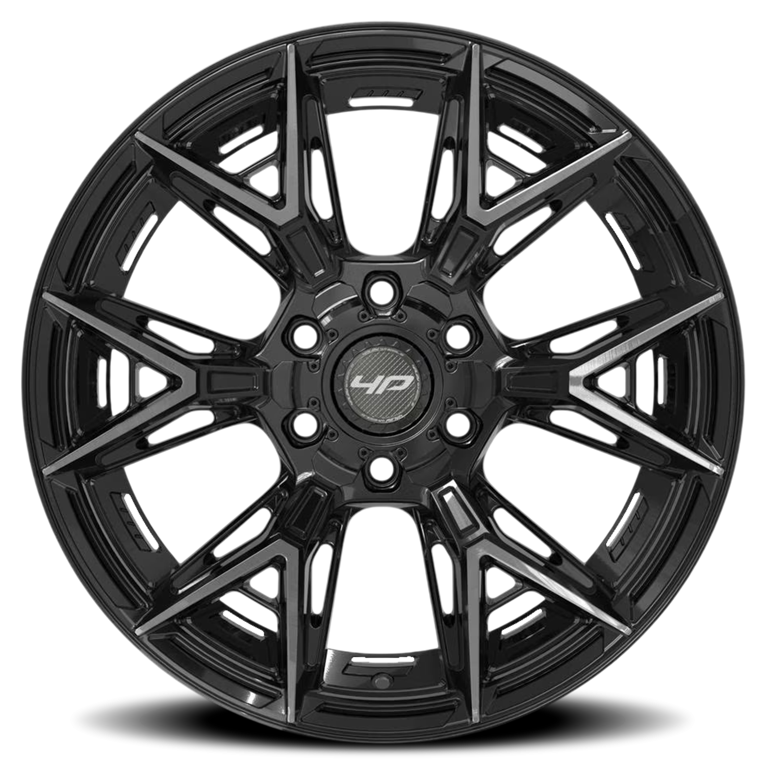 4PLAY 4P40 22x10 6x135 -18 Black - Image 3