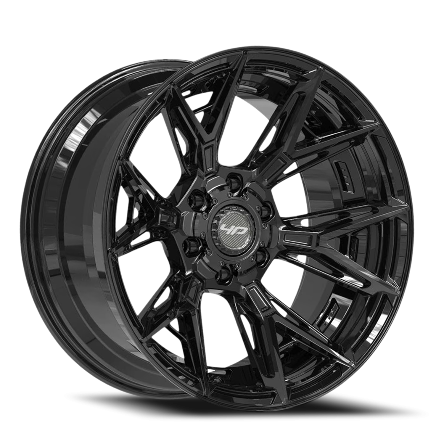 4PLAY 4P40 22x10 6x135 -18 Black