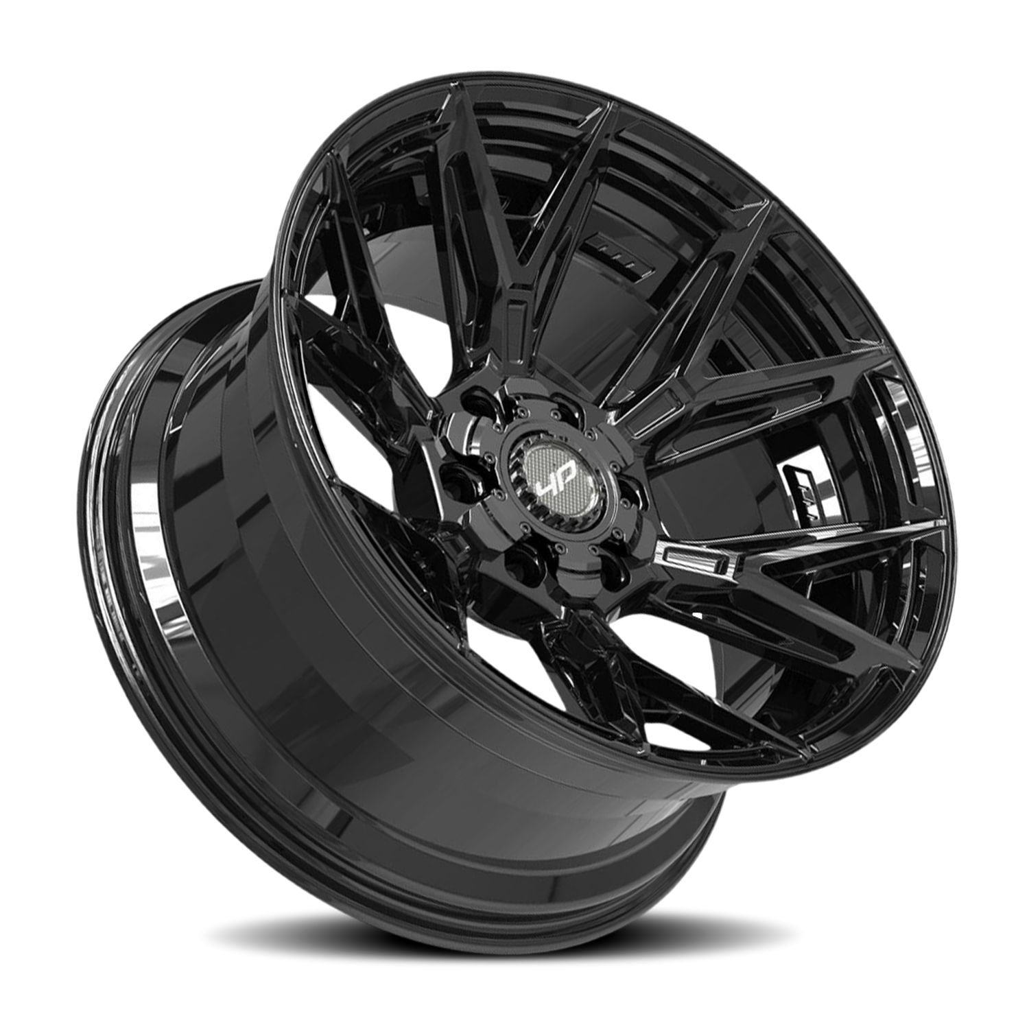 4PLAY 4P40 22x10 6x135 -18 Black - Image 2
