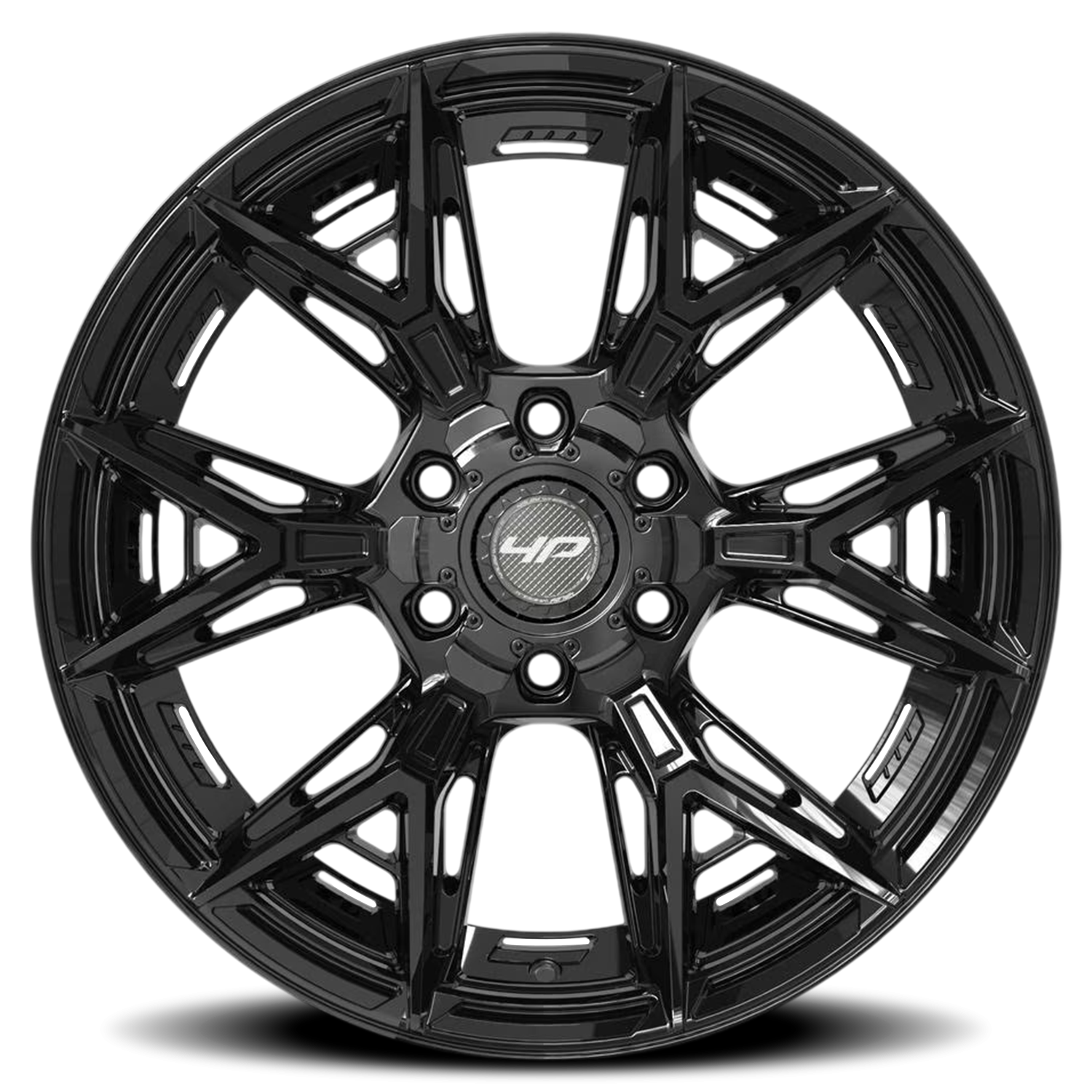 4PLAY 4P40 22x10 6x135 -18 Black - Image 3