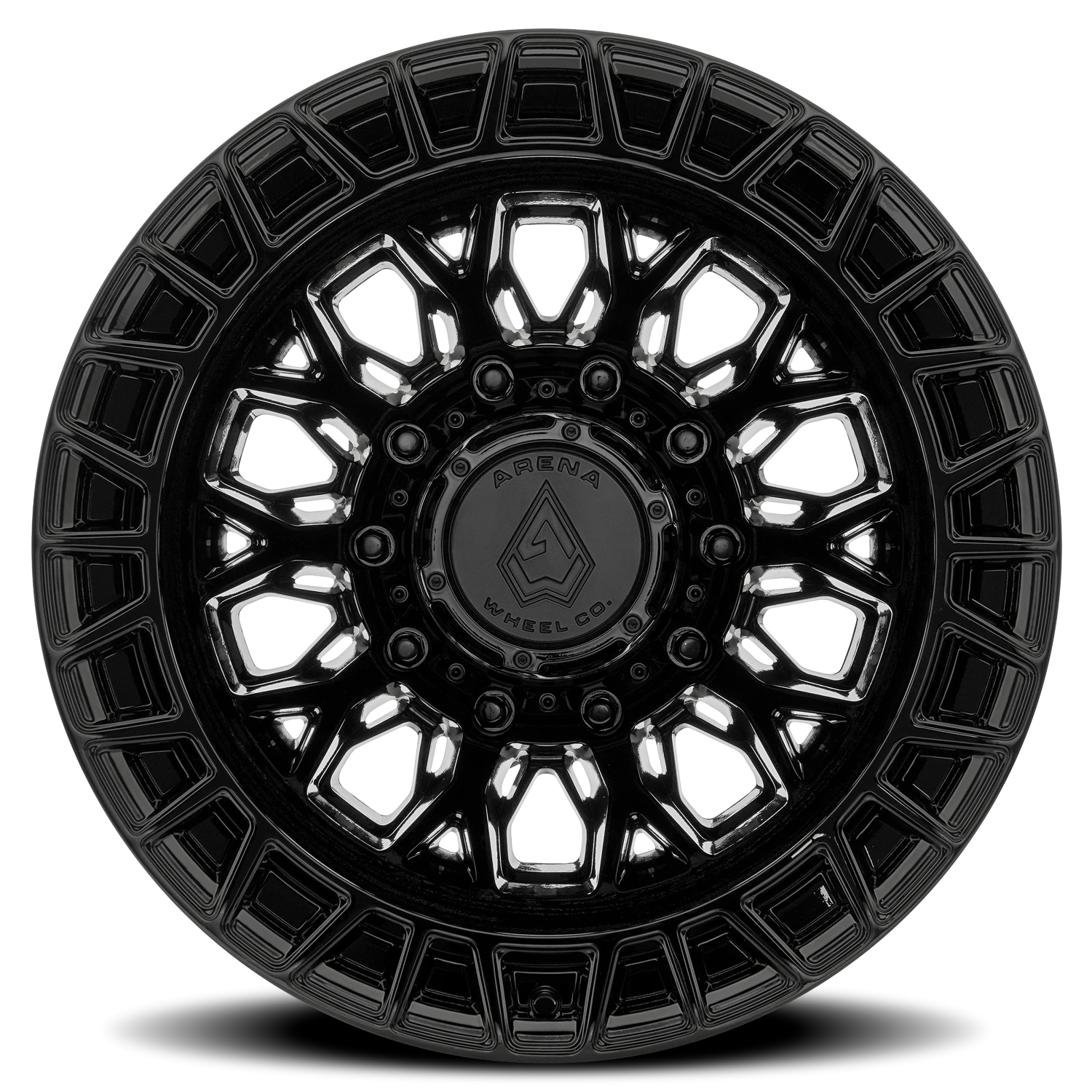 Arena Dually Innovator 22x8.25 8x200 -202 Glossy Black - Image 3