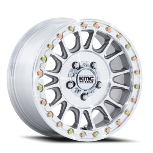 KMC Impact UTV Beadlock 15x7 6x139.7 +10 Silver
