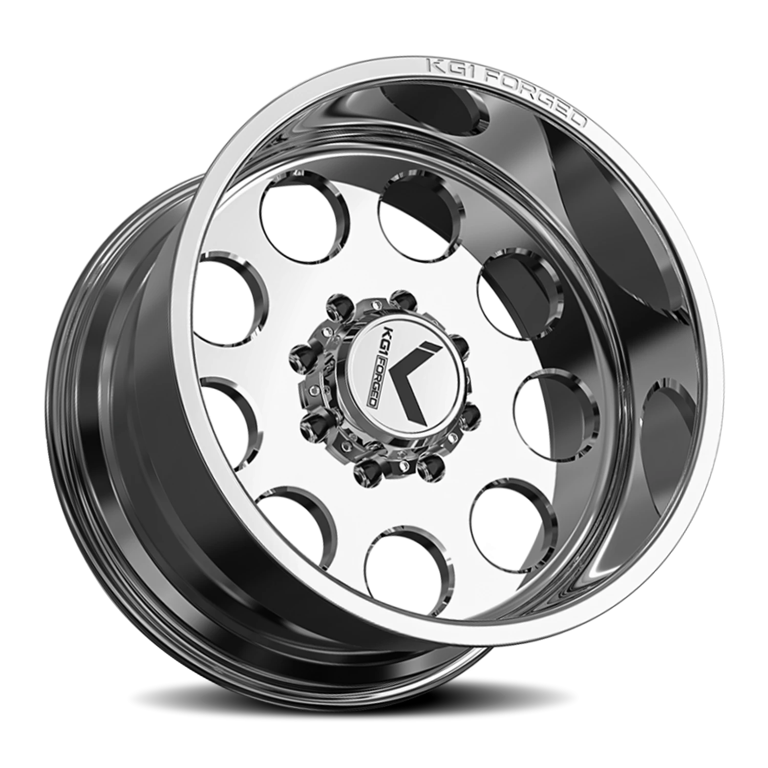 KG1 Forged Niner KT086 20x10 8x170 -18 Polished - Image 2