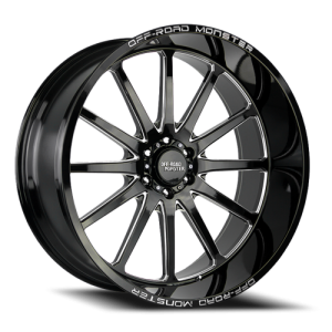Off-Road Monster M26 22x10 6x135 -19 Black