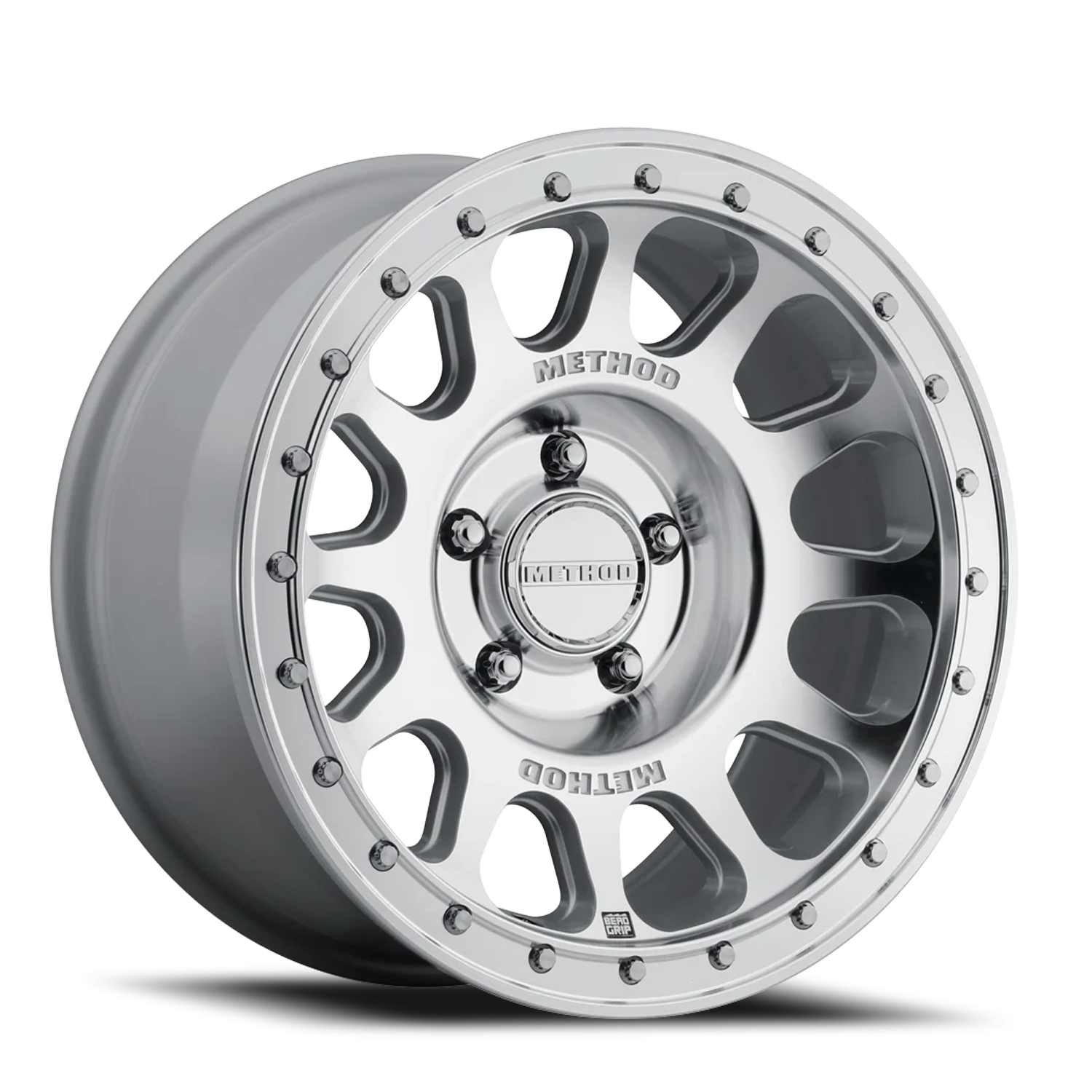 Method MR709 HD Bead Grip 17x8.5 5x150 0 Silver