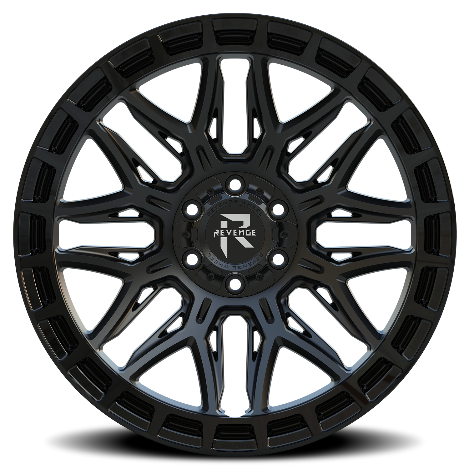 Revenge Offroad RV208 20x10 5x127 -19 Black - Image 3