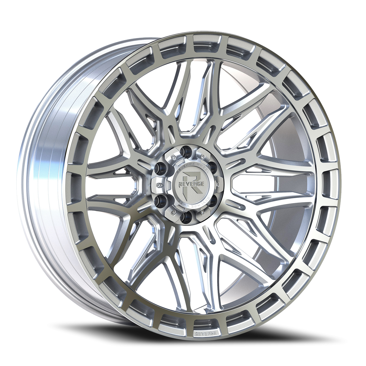 Revenge Offroad RV208 22x10 5x127 -19 Silver