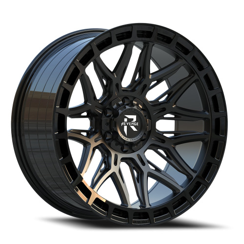 Revenge Offroad RV208 22x10 6x135 -19 Black