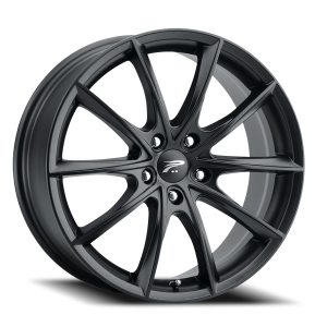Platinum Flux 18x8 5x110 +35 Black