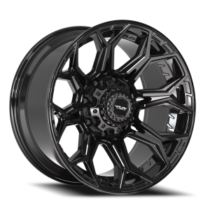 4PLAY 4P83 22x12 8x170 -44 Black