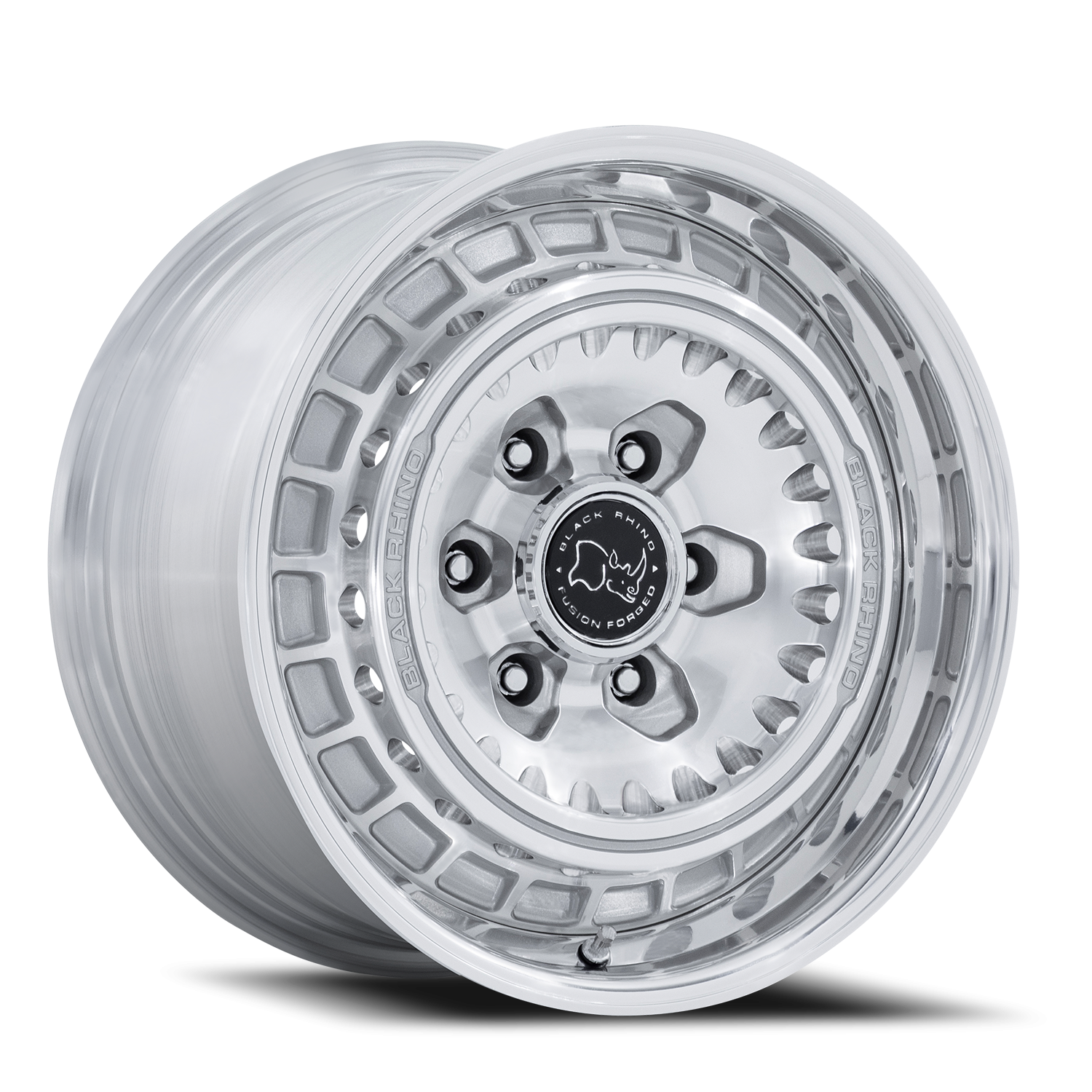 Black Rhino Bastion 17x8.5 6x139.7 +25 Silver