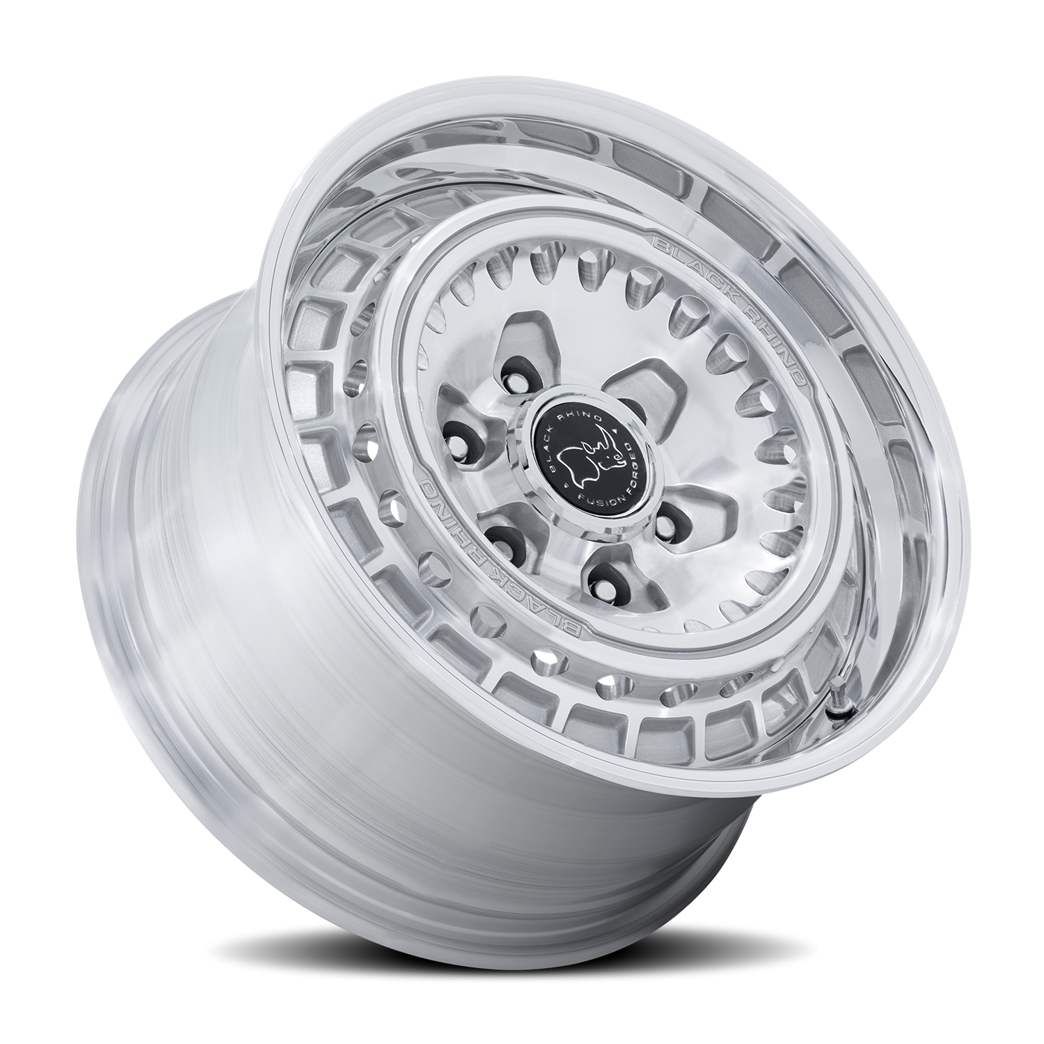 Black Rhino Bastion 17x8.5 6x139.7 +25 Silver - Image 2