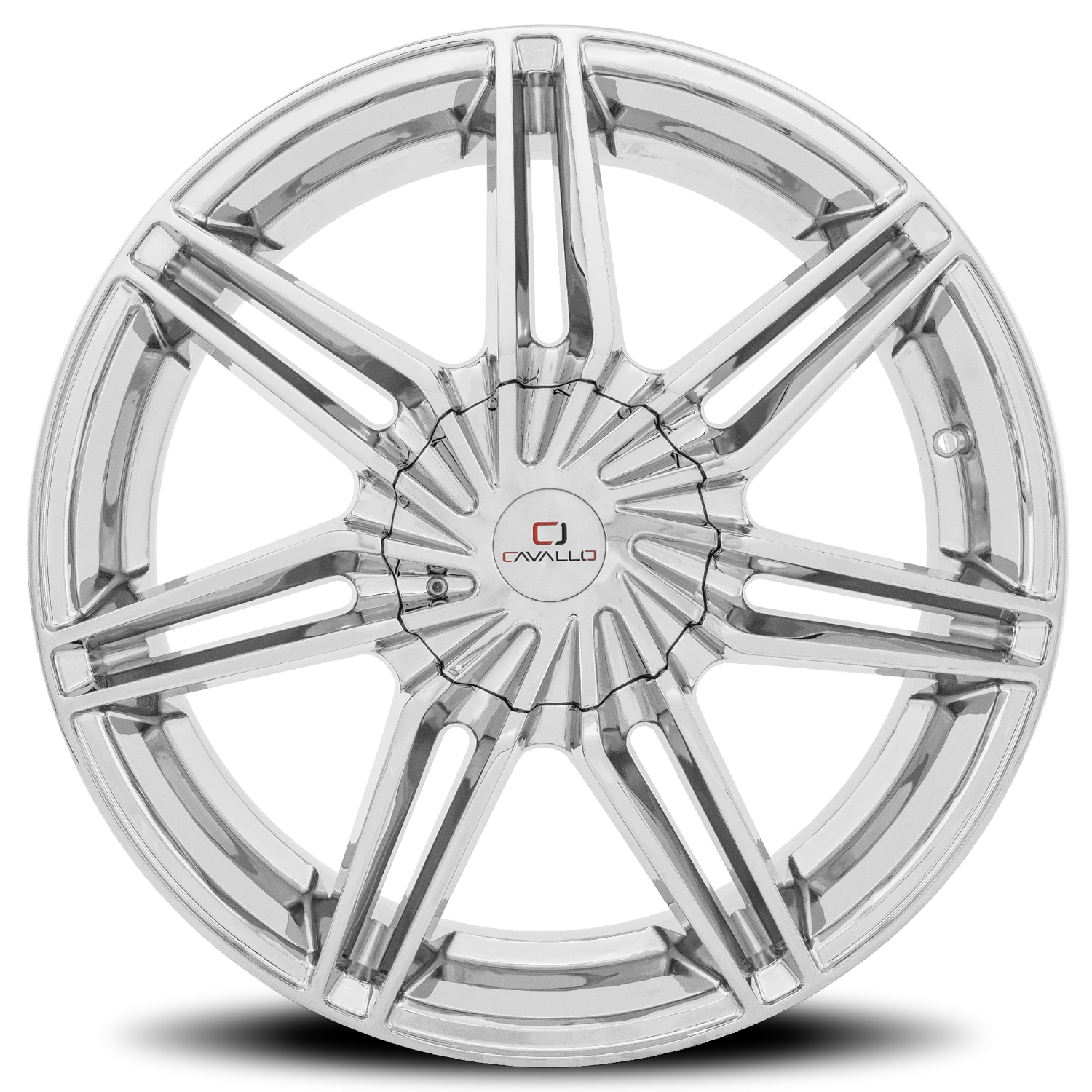 Cavallo CLV-19 20x8.5 6x135 +25 Chrome - Image 2