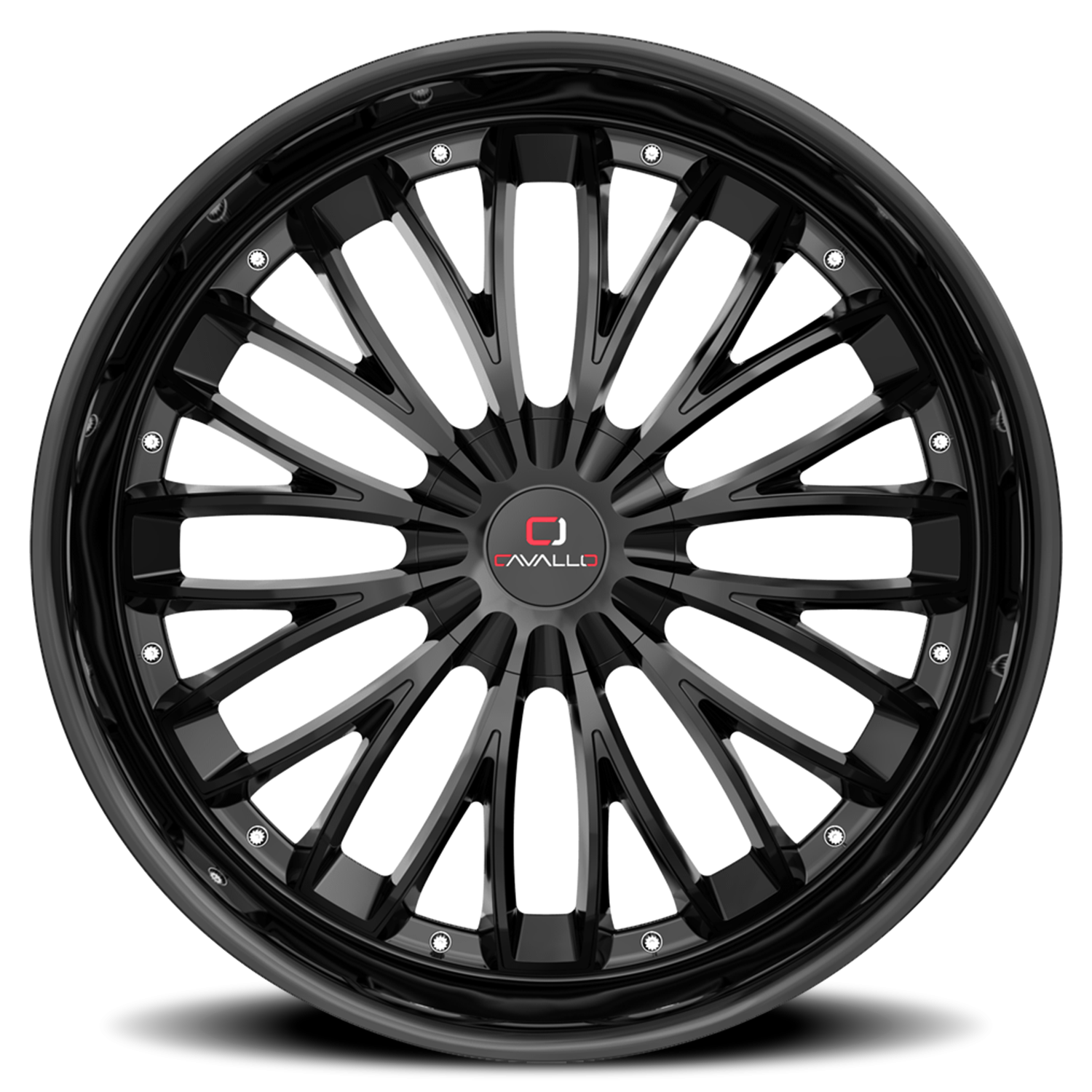 Cavallo CLV-42 22x9.5 5x115 +15 Black - Image 2