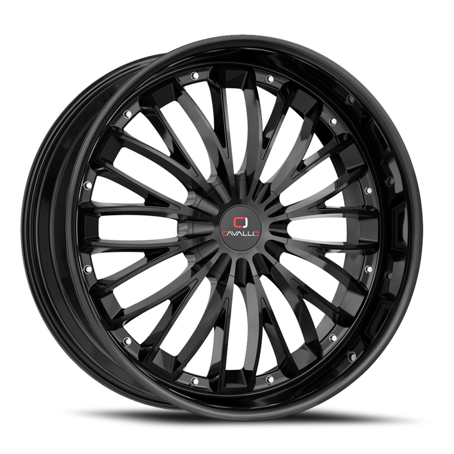 Cavallo CLV-42 22x9.5 5x115 +15 Black