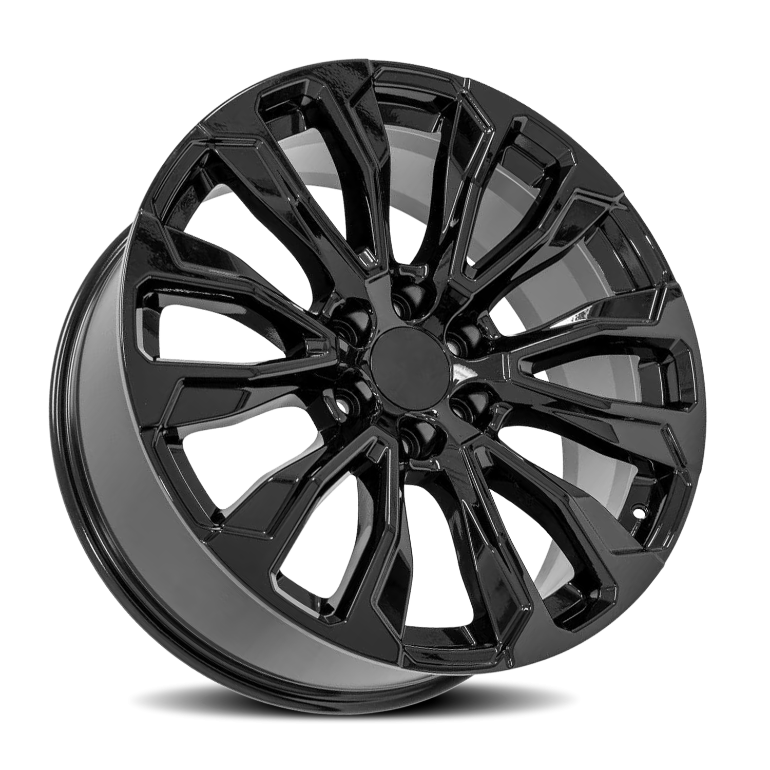 OE Wheels CV30B 22x9 6x139.7 +28 Black - Image 2