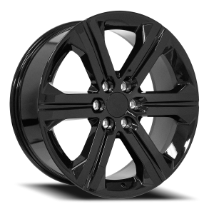 OE Wheels CV60 22x9 6x139.7 +24 Black