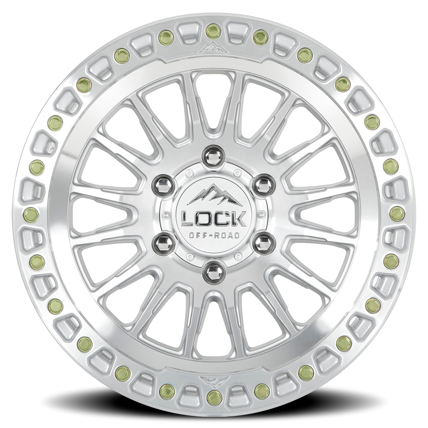 Lock Offroad Grit 17x9 5x127 -12 Silver - Image 3