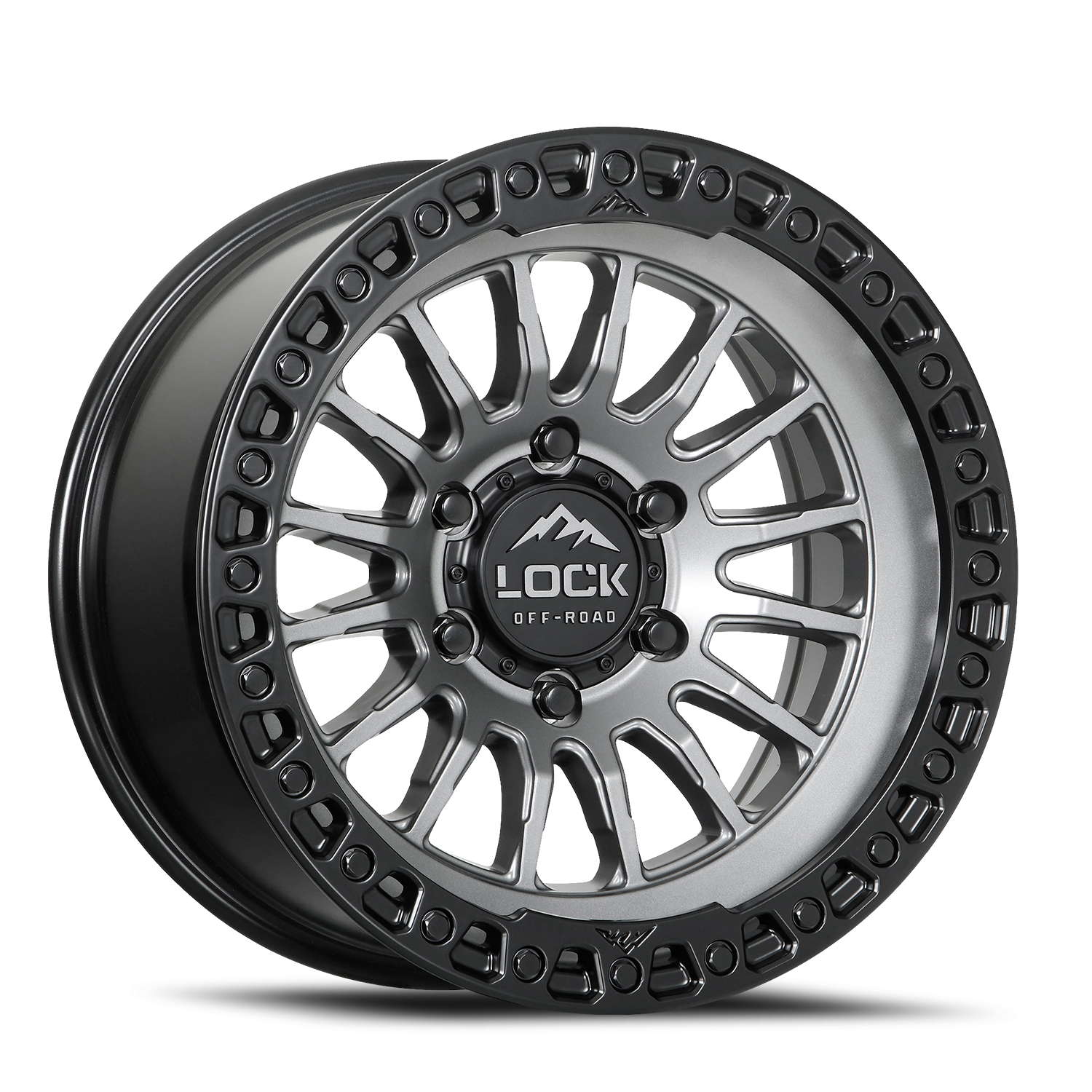 Lock Offroad Grit 17x9 5x127 +1 Grey