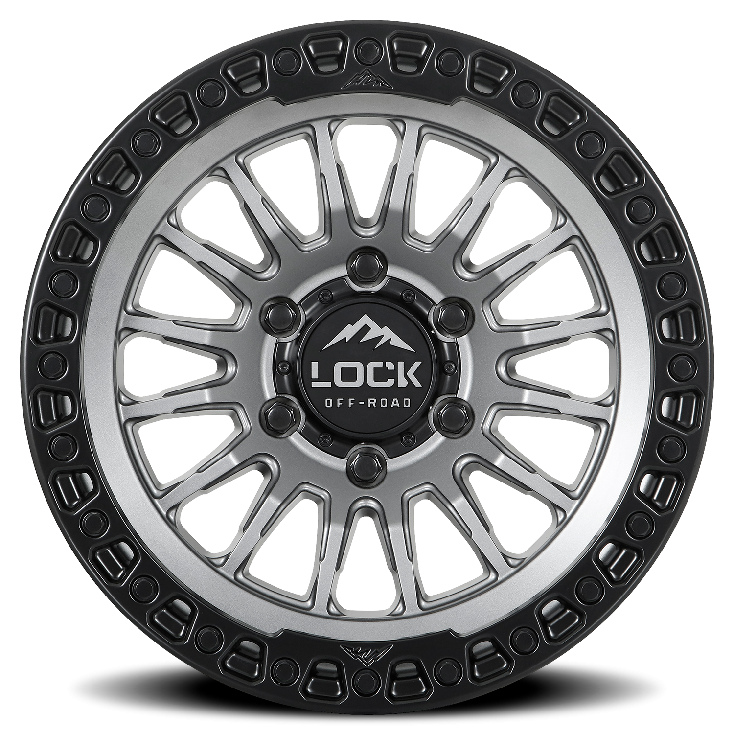 Lock Offroad Grit 17x9 5x127 +1 Grey - Image 3