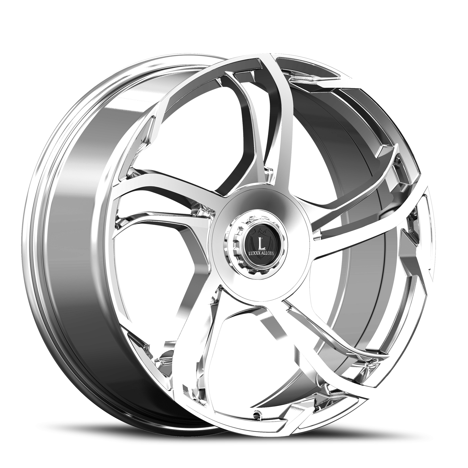Luxxx Alloys 52 22x9 5x115 +13 Chrome