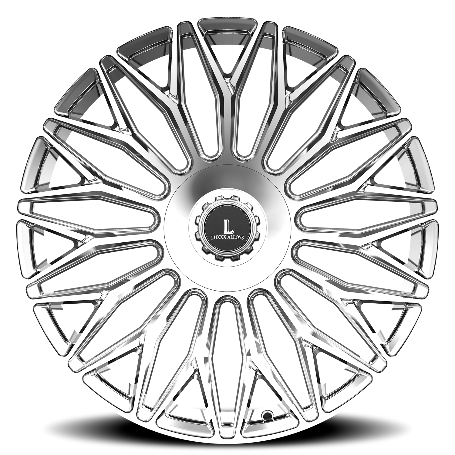 Luxxx Alloys 53 22x9 5x115 +13 Chrome - Image 2
