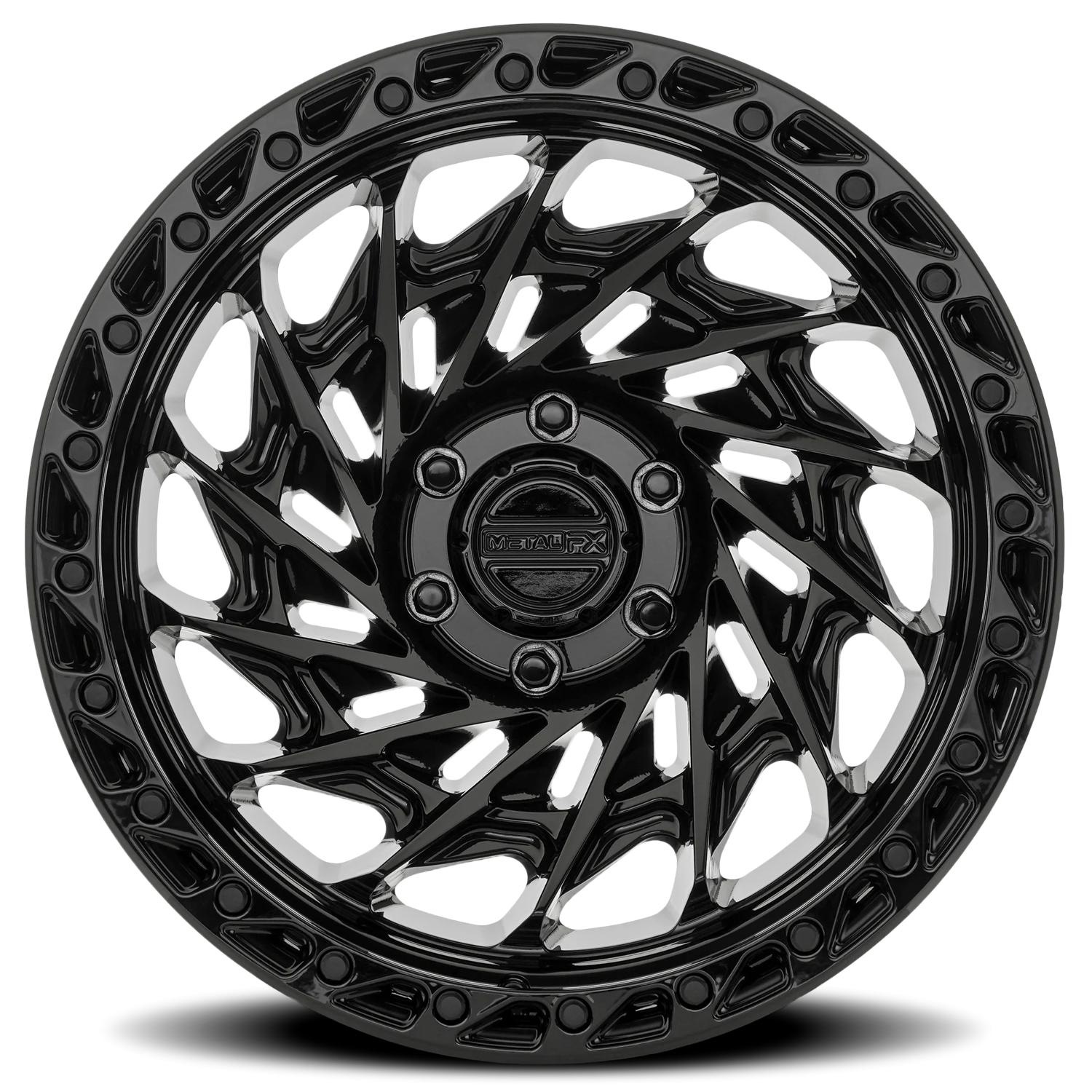 Metal-FX Typhoon Truck 20x10 5x127 -18 Glossy Black - Image 3