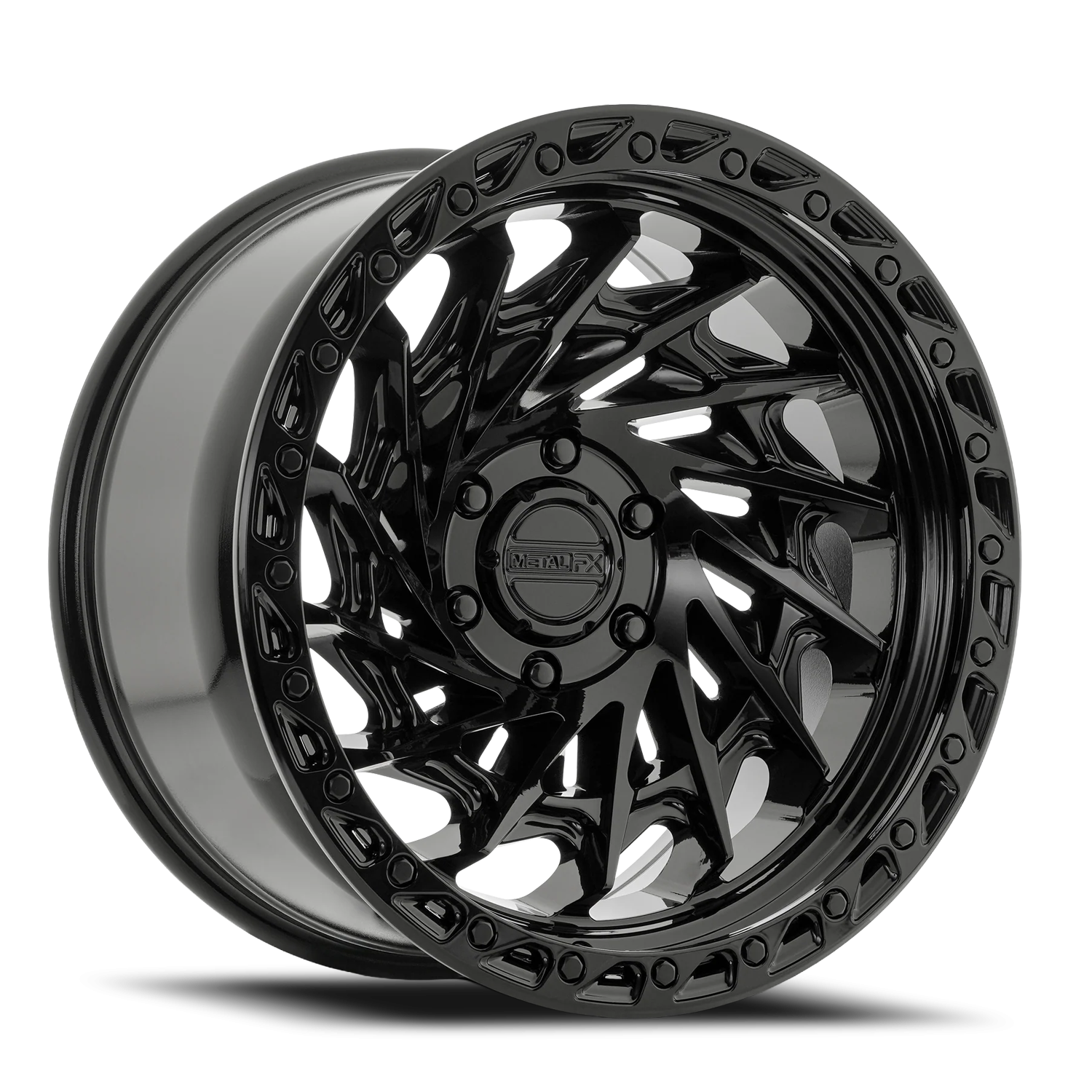 Metal-FX Typhoon Truck 20x10 5x127 -18 Glossy Black